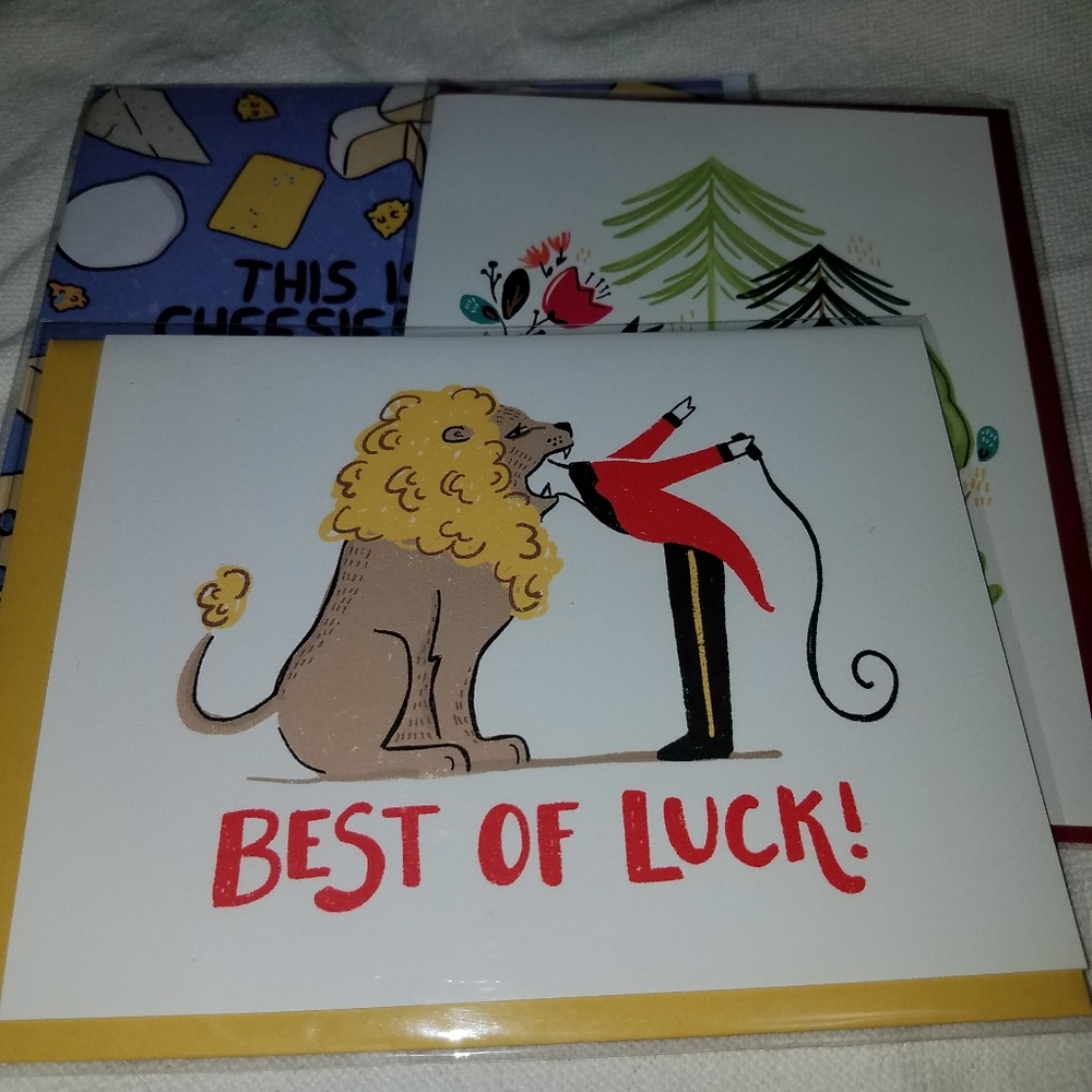 3 card bundle. Blanks